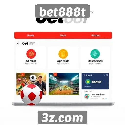 Avaliação das funcionalidades do site bet888t